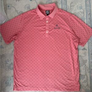 FootJoy Coral Polo with Navy Accents